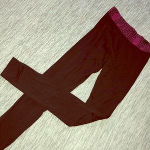 Go-to black leggings from VS PINK